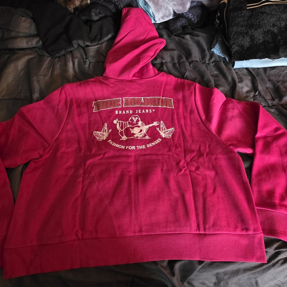 True Religion Pink Hoodie